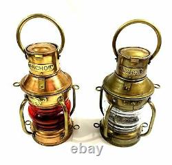 Nautical Decorative Maritime Ship Lantern Vintage Marine Boat Oil Lamp Lighting