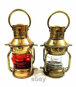 Nautical Decorative Maritime Ship Lantern Vintage Marine Boat Oil Lamp Lighting