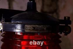 Nautical RED Light VesselSignal Navigation LightSoviet MarineBoat Lantern