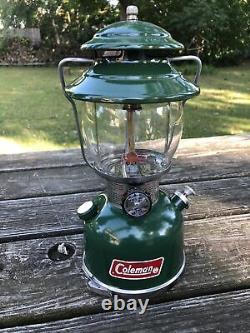 Never Used Green Coleman Lantern Model 200A Date 11-80 Original Globe