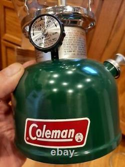 New In Box Vintage Coleman Single Mantle Lantern Green 200A 200A700 Dated 1980