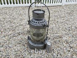 New York State Canal Lantern Nautical Vintage Antique Oil Mohawk Lamp