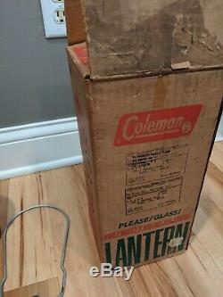 Nib Vintage Coleman 200a Lantern Nos Original Box 10 1969