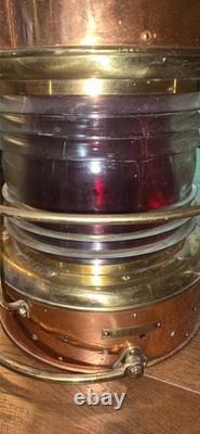 Nippon Sento red lightship lantern all intact and absolute beautiful condition