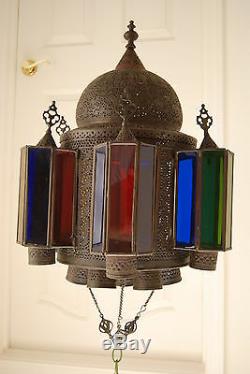 Old Antique Lantern Vintage Oil Kerosene Islamic Hanging Gwtw Lamp Chandelier