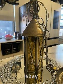 Old Antique Underwriters Laboratories Marine Electric Lantern