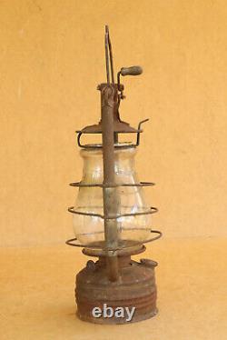 Old Antique Vintage Lantern Hand Lamp Feuerhand N 323 Hurricane Original 1930's