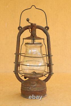Old Antique Vintage Lantern Hand Lamp Feuerhand N 323 Hurricane Original 1930's