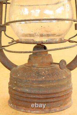 Old Antique Vintage Lantern Hand Lamp Feuerhand N 323 Hurricane Original 1930's