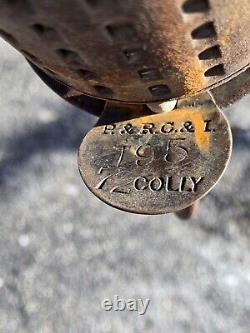 Old Rare P&R. C&I Good Spring PA Braker Pottsville Coal Miners lamp Lantern