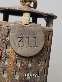 Old Rare P&R. C&I Good Spring PA Braker Pottsville Coal Miners lamp Lantern