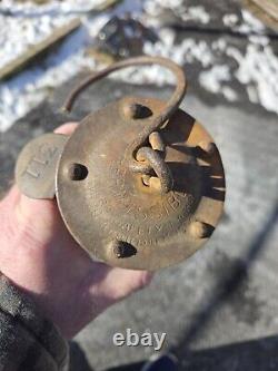 Old Rare P&R. C&I Good Spring PA Braker Pottsville Coal Miners lamp Lantern