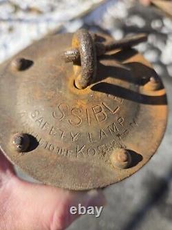Old Rare P&R. C&I Good Spring PA Braker Pottsville Coal Miners lamp Lantern