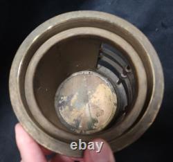 Old Rare Vintage Maritime Lantern US Battle/Blackout Lamp Heavy Cast bronze WWII