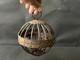 Old Vintage Antique Whaling Ships Gimbal Gimble Globe Oil Lamp Light /Lantern
