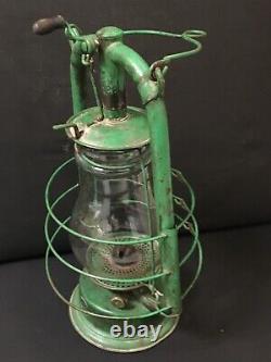 Old Vintage Rare D. R. W. Z Empress Hurricane Iron Lantern Lamp No. 153868 Germany