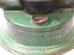 Old Vintage Rare D. R. W. Z Empress Hurricane Iron Lantern Lamp No. 153868 Germany