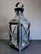 Original Antique 19th Century French Candle Lantern Black