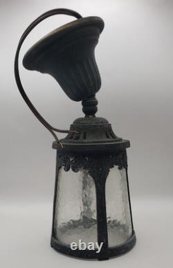 Original Antique Tudor Copper Ceiling Lantern Porch Entry Light Bungalow