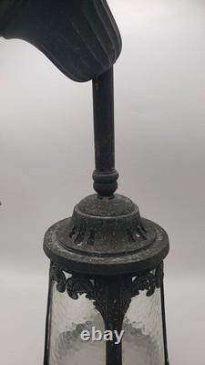 Original Antique Tudor Copper Ceiling Lantern Porch Entry Light Bungalow