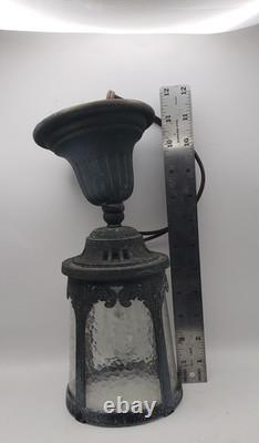 Original Antique Tudor Copper Ceiling Lantern Porch Entry Light Bungalow