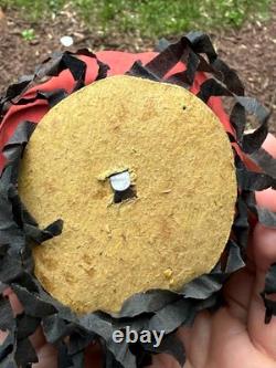 Original Halloween 3 Antique German Red Devil JOL Small Devil Lantern Streamer