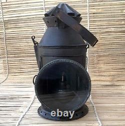 Original Vintage Railroad Lantern Antique Collectible Kerosene Oil Railway Lamp