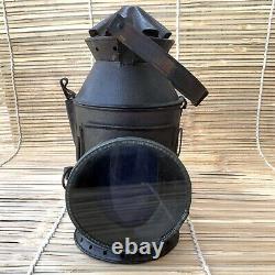 Original Vintage Railroad Lantern Antique Collectible Kerosene Oil Railway Lamp