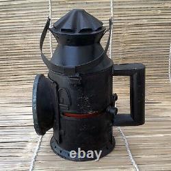 Original Vintage Railroad Lantern Antique Collectible Kerosene Oil Railway Lamp