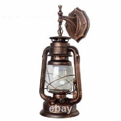 Outdoor Vintage Antique Rustic Lantern Lamp Retro Wall Sconce Light Fixture E27