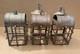 Outstanding Lot of (3) Vintage Traditional HANGING COPPER Lights Lanterns