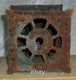 Pair Antique Cast Iron Japanese Pagoda Outdoor Garden Hanging Candle Lanterns