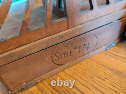 Pair Antique Rare Craftsman Wall Sconce Butler Style 174 Lantern Candle Holder