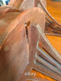 Pair Antique Rare Craftsman Wall Sconce Butler Style 174 Lantern Candle Holder