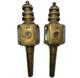 Pair Of Antique Stagecoach/Carriage /Buggy Oil Lanterns Lamps Extra Large 28