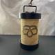 Paper Lantern Chochin Vintage Antique Japanese Modern, Paper, Metal, Wood