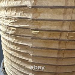 Paper Lantern Chochin Vintage Antique Japanese Modern, Paper, Metal, Wood Paper Lantern Chochin Vintage Antique Japanese Modern, Paper, Metal, Wood