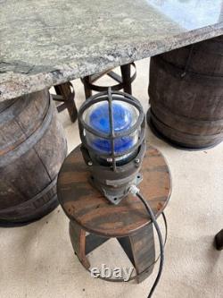 Pauluhn Vintage Nautical Explosion Proof Lantern Cast Iron and Brass