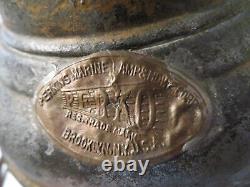 Perkins Marine Lantern Red #8 Globe Mast Antique Nautical Lantern