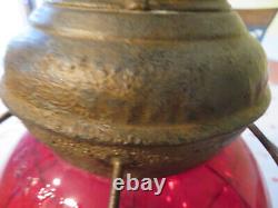 Perkins Marine Lantern Red #8 Globe Mast Antique Nautical Lantern