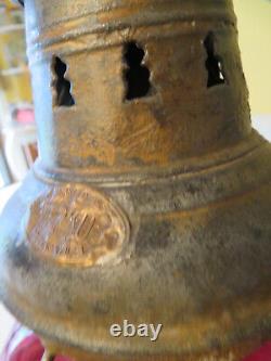 Perkins Marine Lantern Red #8 Globe Mast Antique Nautical Lantern