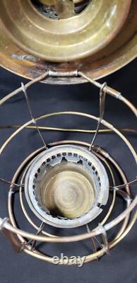 Perkins Perko Brass Lantern Clear Unmarked Globe