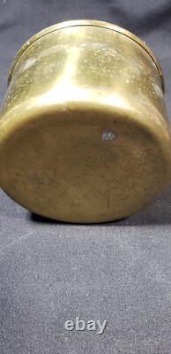 Perkins Perko Brass Lantern Clear Unmarked Globe