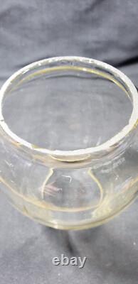 Perkins Perko Brass Lantern Clear Unmarked Globe