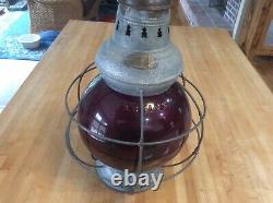 Perkins marine lantern Red 8 Globe Mast Antique Lantern