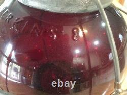 Perkins marine lantern Red 8 Globe Mast Antique Lantern