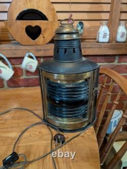 Perko Marine Navigational Light Green Vintage