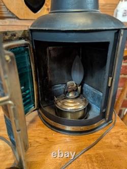 Perko Marine Navigational Light Green Vintage