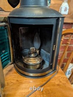Perko Marine Navigational Light Green Vintage