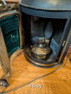 Perko Marine Navigational Light Green Vintage